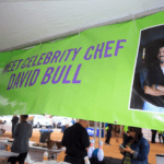 FitFoodie 5k banner Chef David Bull - event signage - case study