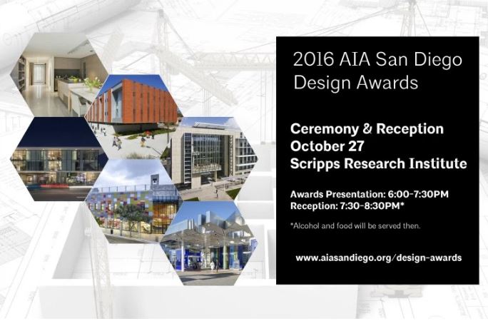 Scantech Graphics sponsors 2016 AIA San Diego Design Awards at Scripps Research Institute in La Jolla