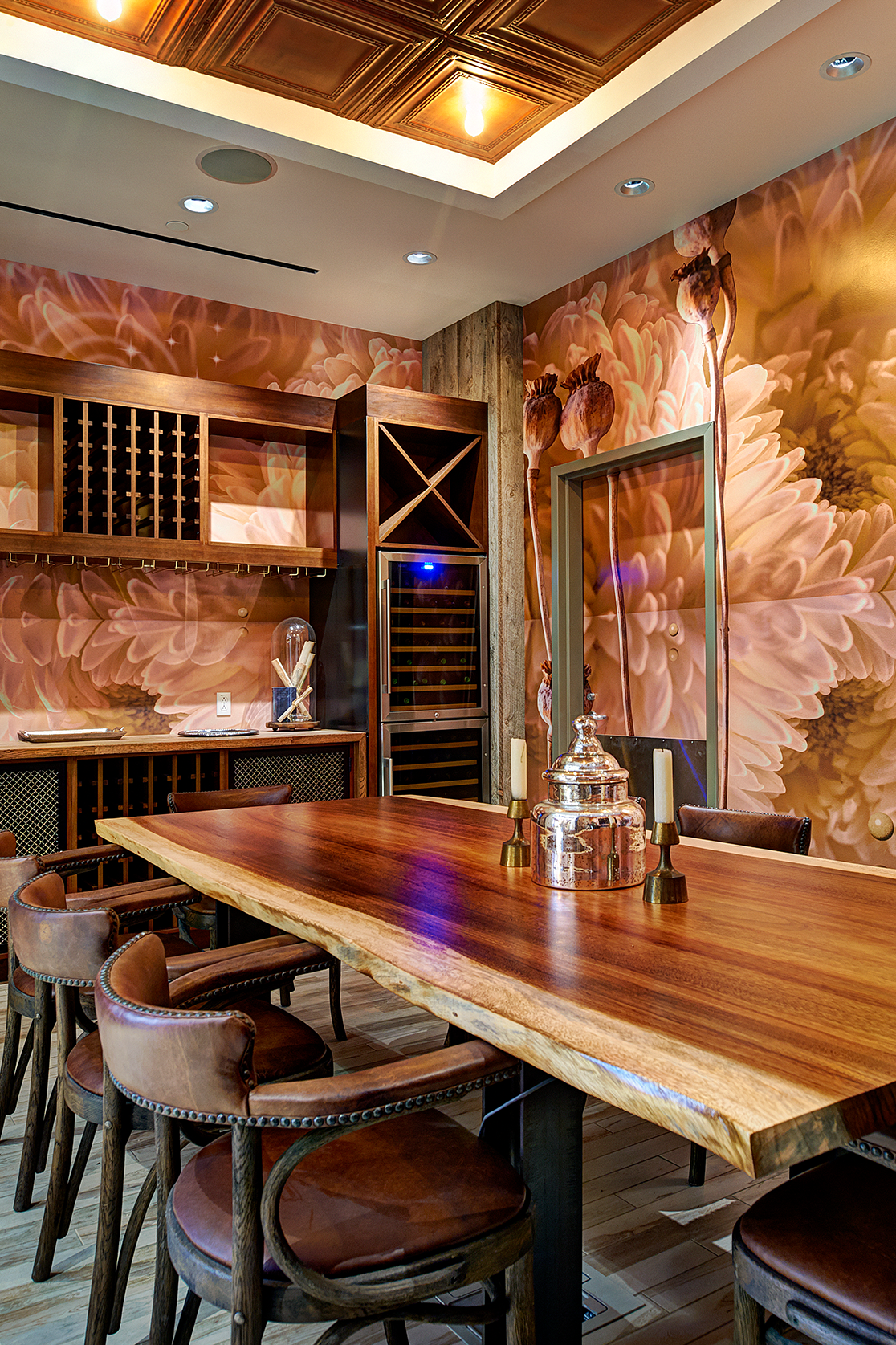 interior digital decor for restaurant