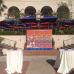 Step and Repeat event signage on display in Balboa Park