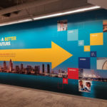 HP PVC free Removable Office Wall Mural showing corporate services