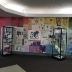 San Diego State library 50th anniversary removable Wall Mural Installation