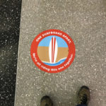 Floor Graphic Social Distancing for San Diego International Airport