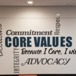 Word Wall graphics installed for Veterans Administration