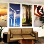 printed canvas energy photos in executive office suite