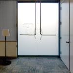 Frosted Window Film on glass doors